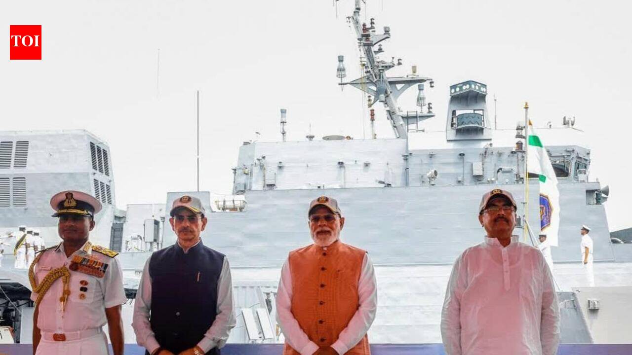 Naval trio symbolises India’s self-reliance resolve: Modi