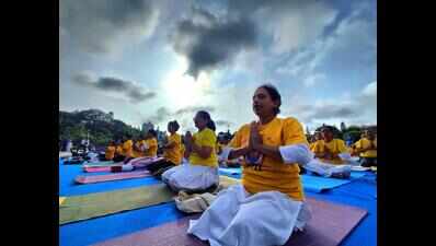 From Vidhana Soudha to jail, Bengaluru stretches its limits on yoga day