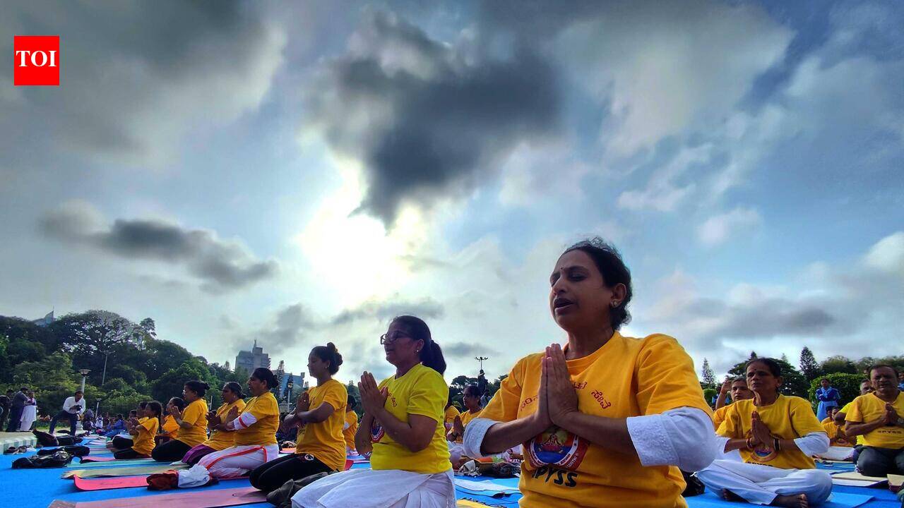 From Vidhana Soudha to jail, Bengaluru stretches its limits on yoga day