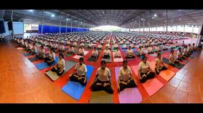 Yoga Day draws crowds across coastal Karnataka; 1,500 join Padil event