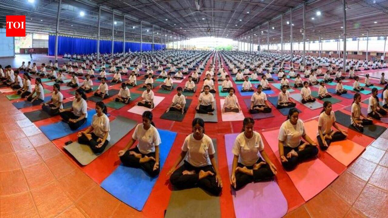 Yoga Day draws crowds across coastal Karnataka; 1,500 join Padil event