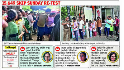 Rain and flooding add to NEET re-exam pain for over 93k candidates