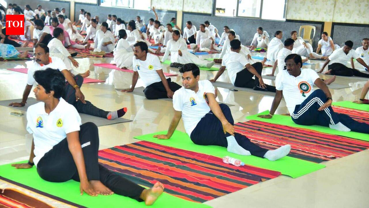 Yoga Day in Hubballi