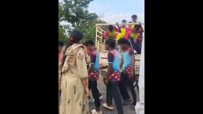 Six minors rescued from child labour trafficking in Mahasamund