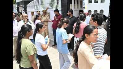  Candidates flag basic facility shortfalls at NEET re-Test