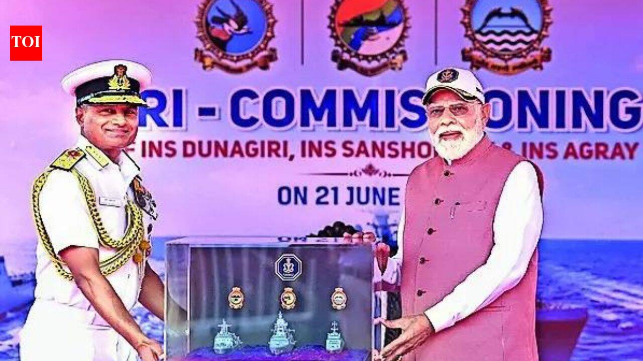 'India won't be mere buyer': PM Modi commissions 3 frontline ships