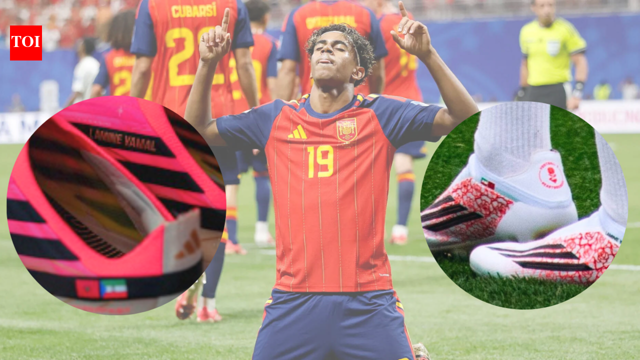 Why Lamine Yamal wears flags of two different countries on his boots despite playing for Spain at World Cup