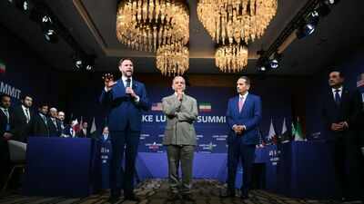  Qatar PM leaves US vice president JD Vance standing awkwardly, greets Shehbaz Sharif instead
