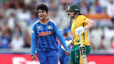 Shree Charani scripts history, equals Poonam Yadav’s Women’s T20 World Cup record