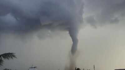  'Tornado-like' dust column over Tamil Nadu's Thoothukudi stuns residents