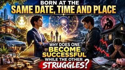 Born at the same date, time and place; Why does one become successful while the other struggles?