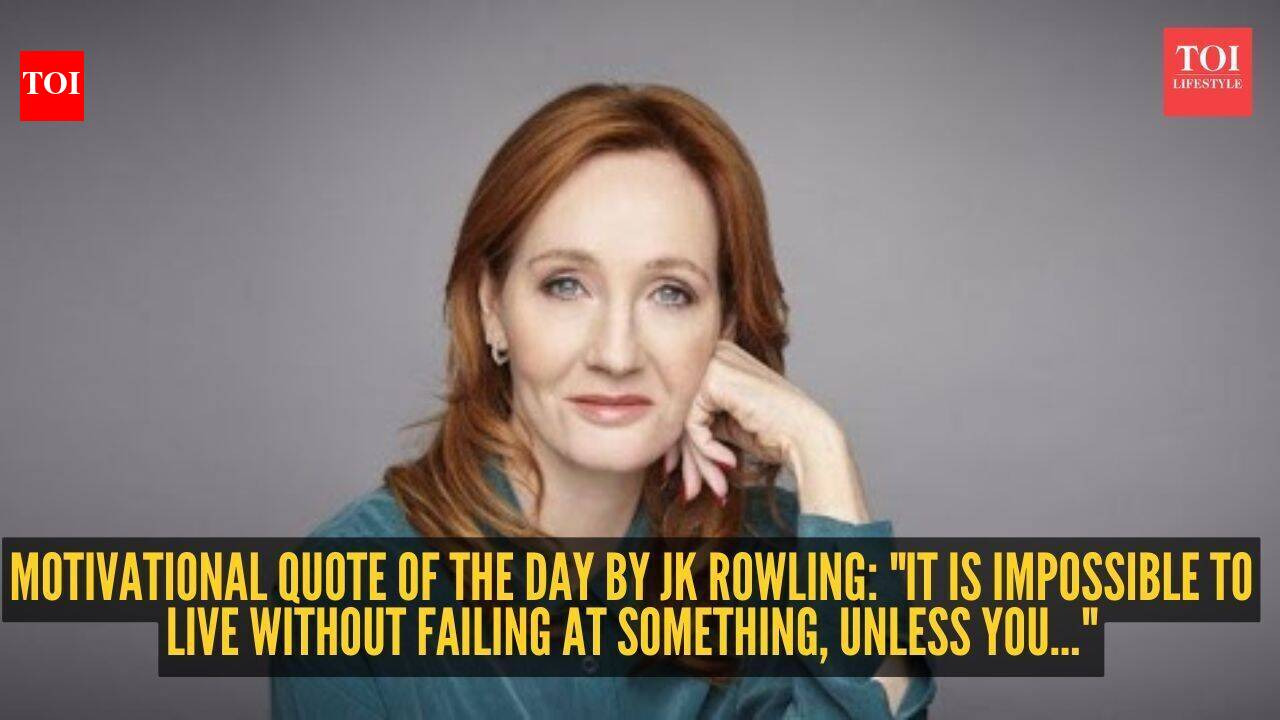Motivational quote of the day by JK Rowling: 
