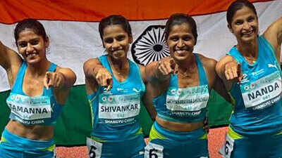 WATCH: India stun China to win 4x100m relay gold with season-best time at Asian Relay Championships 2026