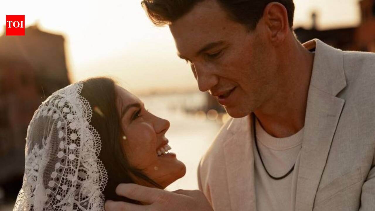 Giannina Gibelli and Blake Horstmann tie the knot in a dreamy destination wedding in Europe