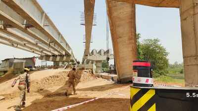 Under-construction bridge beam collapses in Hardoi, 2 workers critically injured; CM orders swift rescue and probe