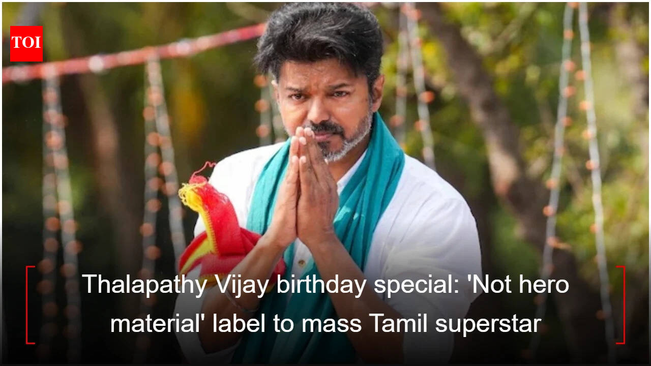 Thalapathy Vijay birthday special: 'Not hero material' label to mass Tamil superstar; Know his early struggles and transformations