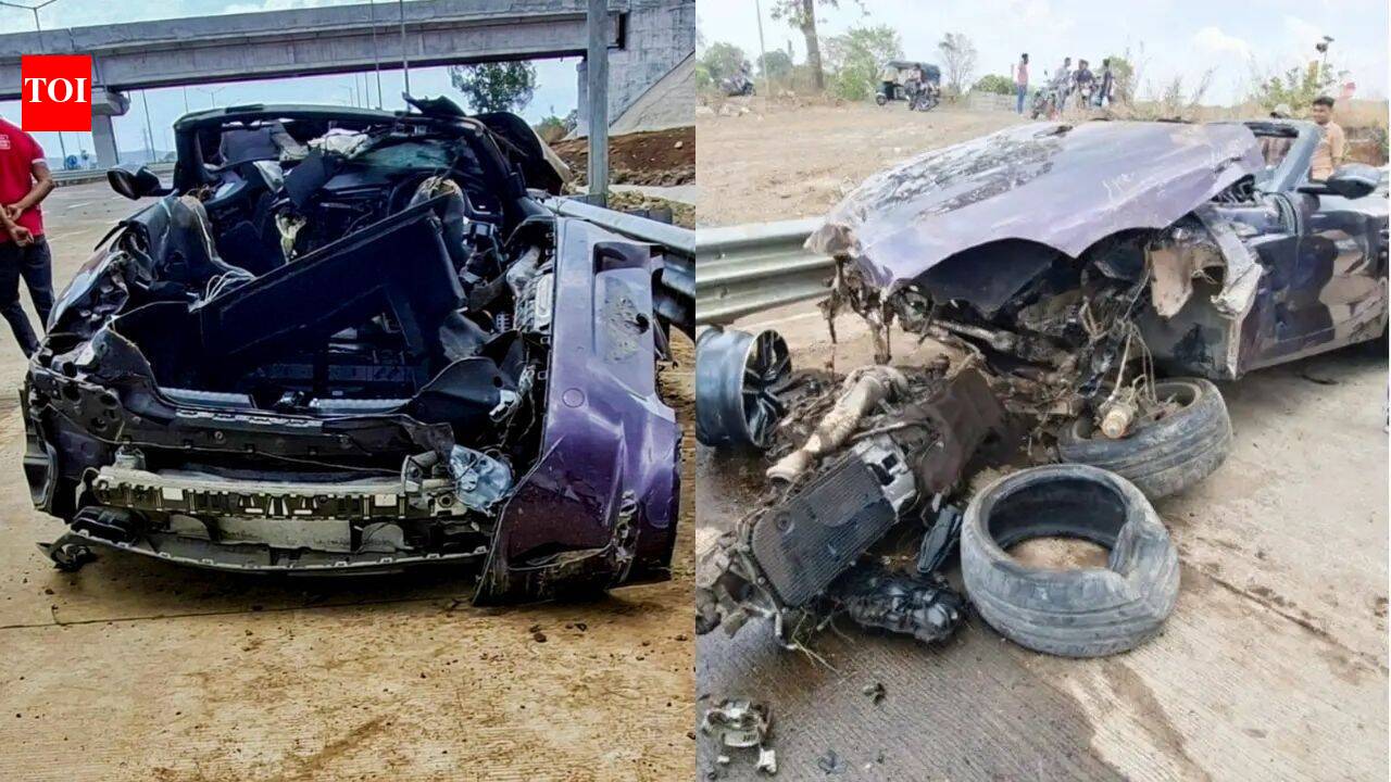 Engine 30m away, BMW torn apart: Driver booked after 251kmph death run kills 2 on Delhi-Mumbai expressway