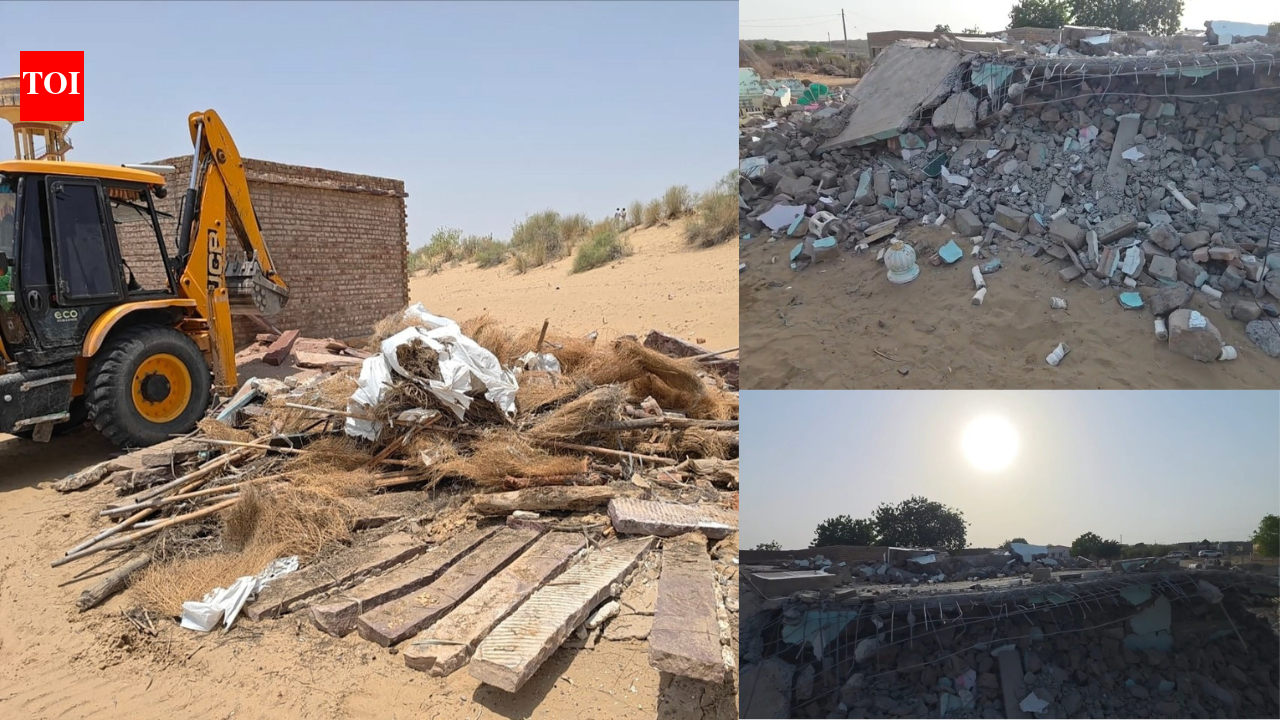 ‘Mosques and madrasas targeted’: Ashok Gehlot questions demolitions near Pakistan border, BJP cries security threats