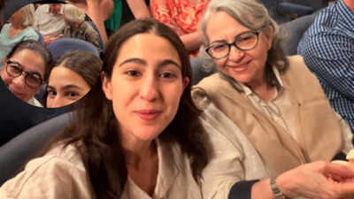 'Best actors toh mere bagal mein hi hai': Sara Ali Khan shares RARE picture of grandmother Sharmila Tagore and mother Amrita Singh together