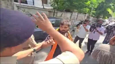 NEET re-exam 2026: Hijab screening dispute sparks tension outside Ahmedabad exam centre