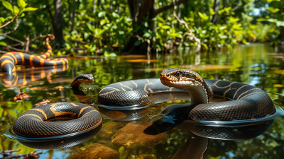 10 US states with highest snake populations and the species most likely to appear in your garden