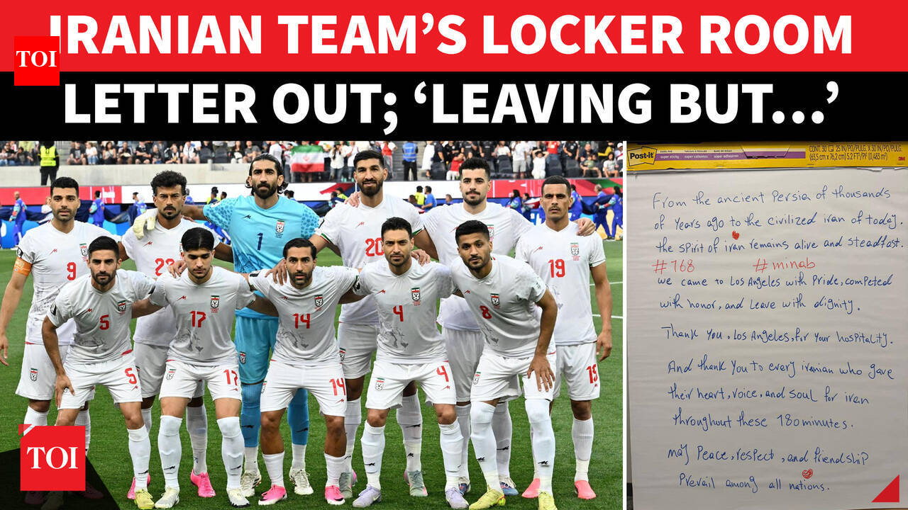 Iranian Team’s Final Message At FIFA WC Stuns America; Sly Dig At Trump In Locker Room Letter