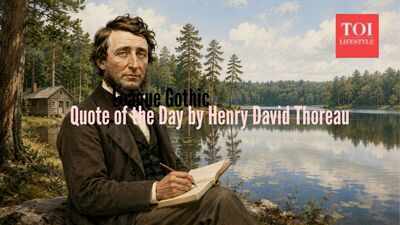 Quote of the Day by Henry David Thoreau, "What a man thinks of himself, that it is which determines, or rather indicates...."