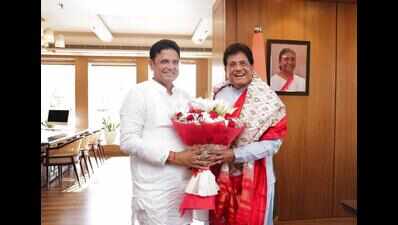 Sridhar Babu meets Piyush Goyal, seeks Centre’s support for industrial projects