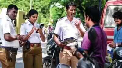Traffic police book 2,825 violators in three-day enforcement drive across Chennai