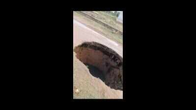 Residents seek permanent solution after road cave-in