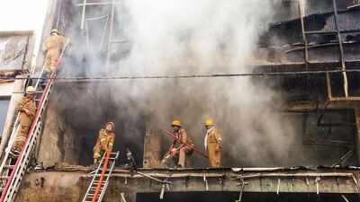 Lucknow fire: Four officials suspended, building owners arrested after 15 die