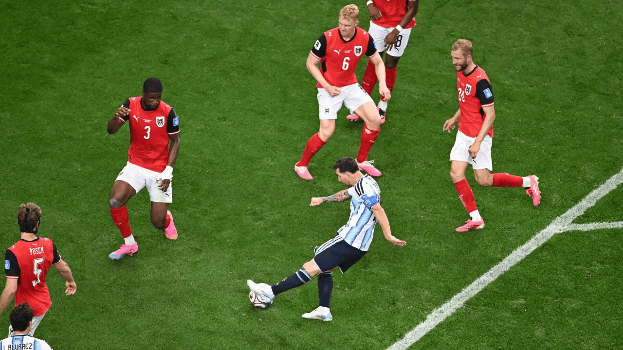17, then 18: Lionel Messi finds the net from 20 yards, sets record for most goals in FIFA World Cup history - Watch