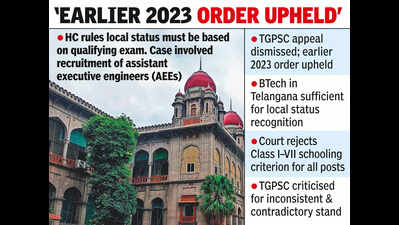 T HC upholds local status via qualifying exam, raps TGPSC