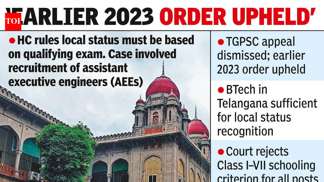 T HC upholds local status via qualifying exam, raps TGPSC