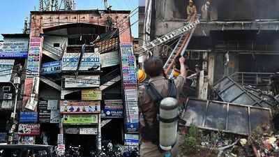 One staircase, many institutes: Fire safety gaps galore in Lucknow's coaching hubs