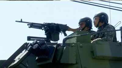 Taiwan begins 5-day military drill with tanks patrolling streets