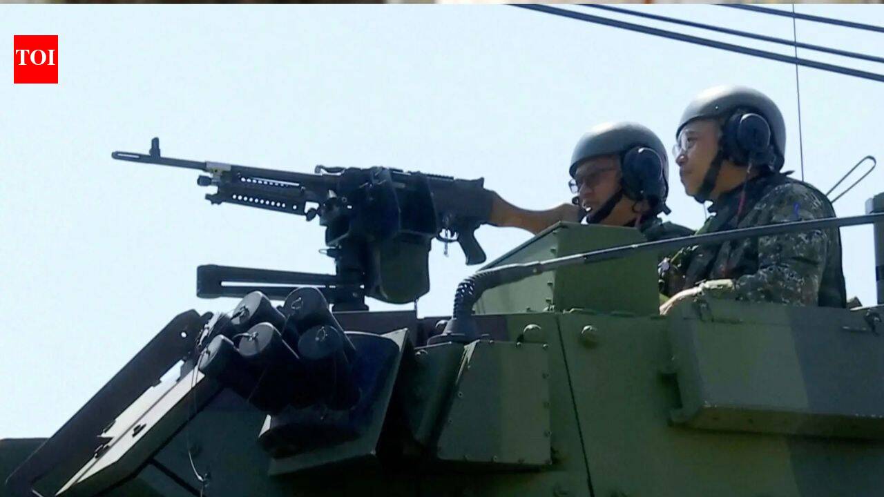 Taiwan begins 5-day military drill with tanks patrolling streets