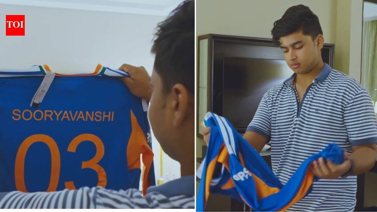 'Felt like a dream': Sooryavanshi gets emotional after getting India jersey - Watch