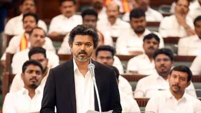 CM Vijay slams DMK in hour-long speech, defends govt record on corruption, state rights and Tamil identity