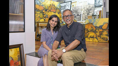 Father-daughter duo opens art studio for a peek