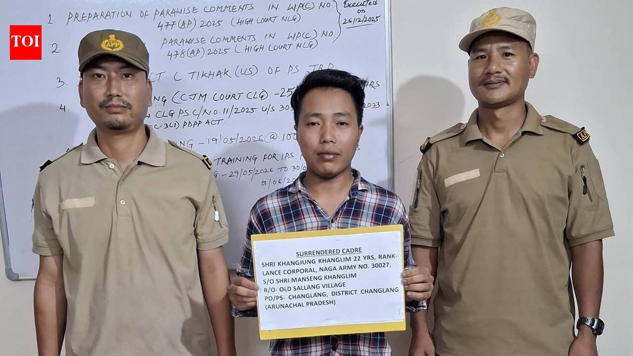 3 NSCN cadres surrender before Changlang police