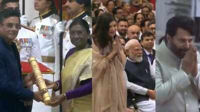 R Madhavan conferred with Padma Shri, greets PM Narendra Modi, Alka Yagnik, Mammootty get Padma Bhushan by President Droupadi Murmu - WATCH VIDEO