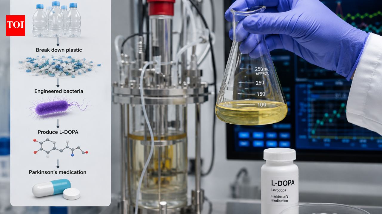 Scientists turn plastic bottles into Parkinson’s drug using engineered bacteria in breakthrough medical recycling discovery