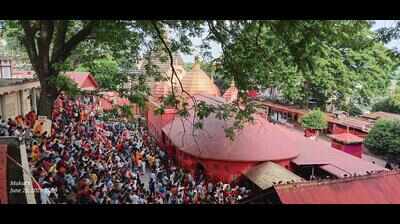 Thousands throng Kamakhya temple hill as Ambubachi begins; police regulate crowd in batches