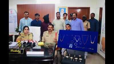 Nellore police arrest habitual offender, Rs 11 lakh worth property recovered