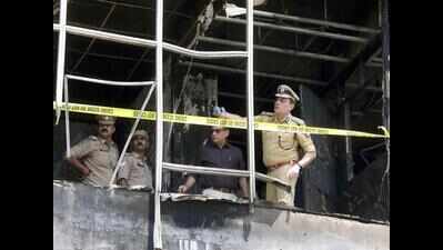 SIT inspects fire incident site, meets injured victims