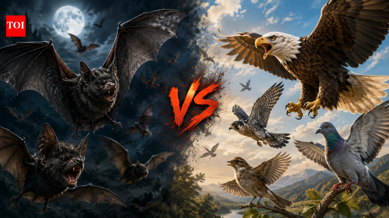 Bat vs Bird: Key differences between flying mammals and feathered birds explained