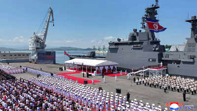 North Korea bets big on navy with first destroyer; Kim issues 'brink of nuclear war' warning