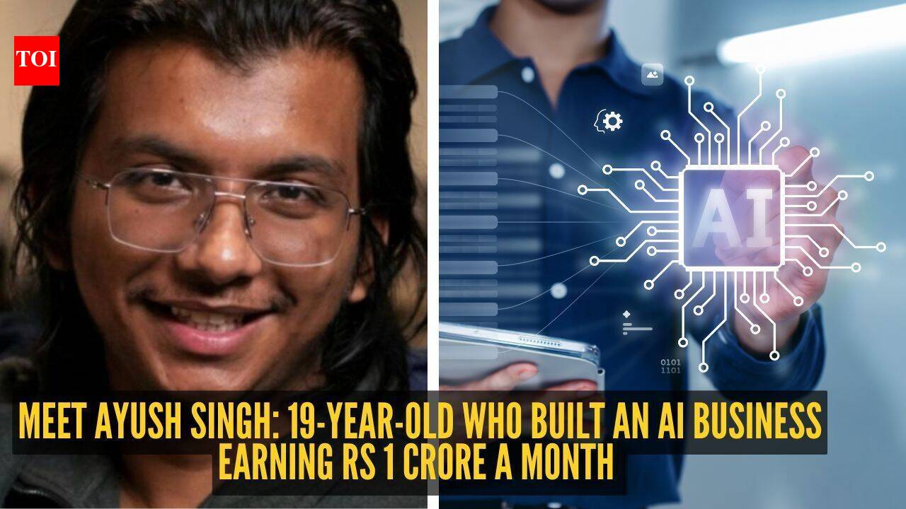 Meet Ayush Singh: 19-year-old who built an AI business earning Rs 1 crore a month