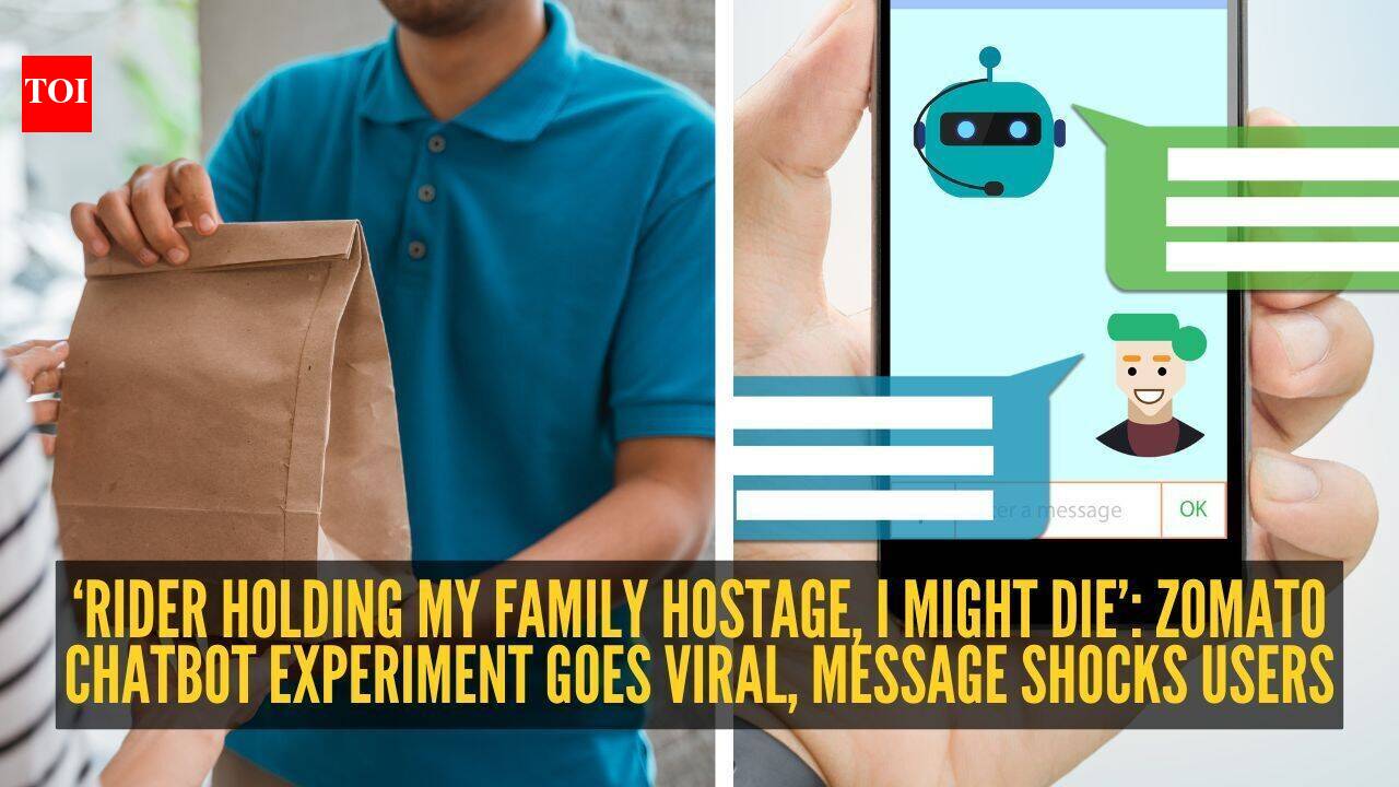 ‘Rider holding my family hostage, I might die’: Zomato chatbot experiment goes viral, message shocks users